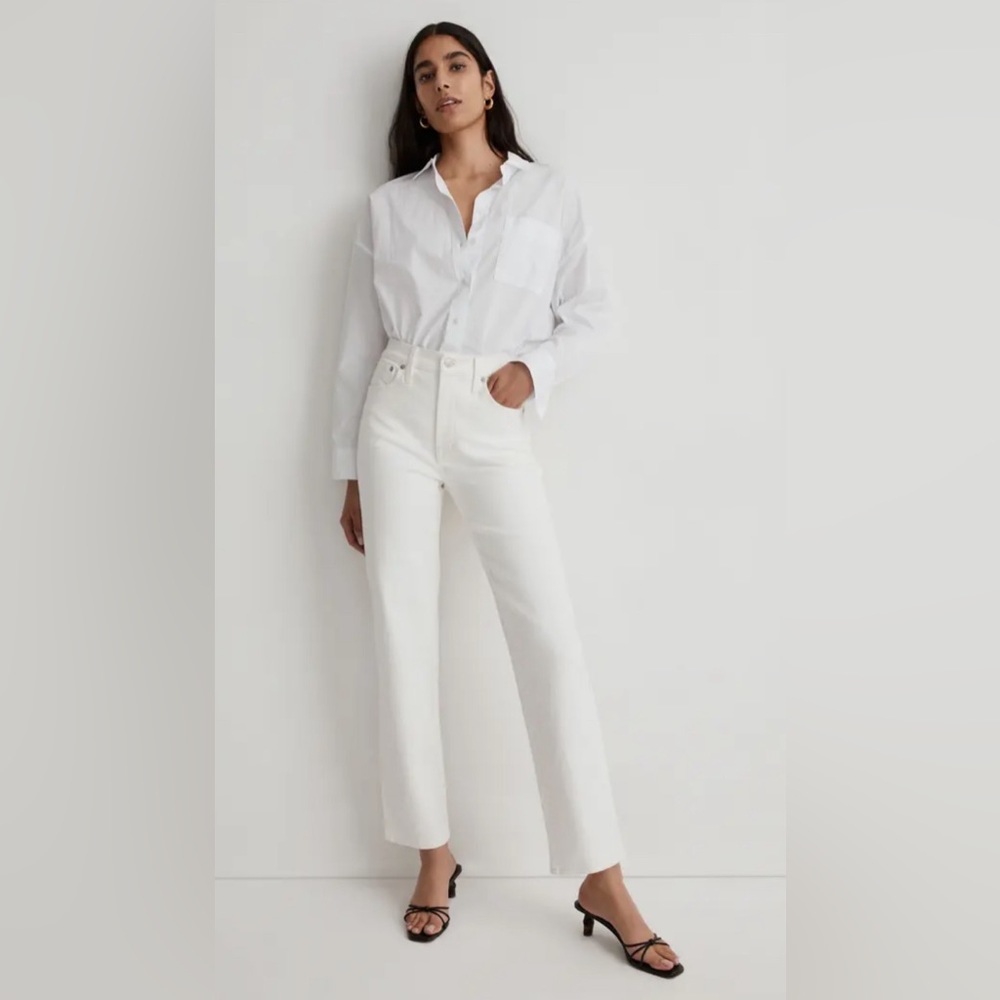 Madewell The Perfect Vintage Straight Jean, White